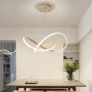 Ljojo LED Pendant Chandelier with Remote Control for Home Dining Kitchen Bar