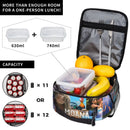 Ljojo Moana Insulated Lunch Bag - Kids Cartoon Movie Theme - Thermal Cooler Lunch Box