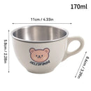 Ljojo 170ml Double Wall Stainless Steel Water Cup for Kids