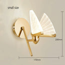 LED Wall Lamp Modern Creative Nordic Butterfly Wall Light by Ljojo