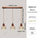 Ljojo Kitchen Island Pendant Light Travertine Dining Table Hanging Lamp Linear Fixture