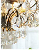 Ljojo Luxury Crystal Chandelier Pendant Light for Living Room