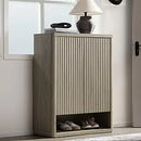 Ljojo™ 44" Tall Shoe Cabinet with Doors & 4 Shelves, Modern Storage Organizer