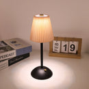 LED Nordic pleated desk lamp charging touch adjustable night light for bedroom, bar, coffee shop by Ljojo
