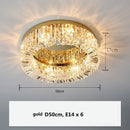 Modern Crystal Ceiling Lamp - Restaurant Led Lighting - Piano-key Style - Living Room Decor by Ljojo
