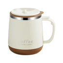 Ljojo 480ml Stainless Steel Insulated Thermos Coffee Cup Large Capacity Mug