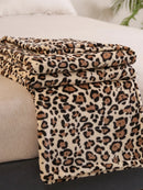 Cheetah Leopard Print Flannel Blanket by Ljojo - Soft Microfiber for Bed & Couch