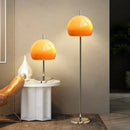 Modern Gradient Orange Mushroom LED Floor Lamp for Bedroom by Ljojo