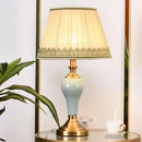 Ljojo Luxury Ceramics Table Lamp LED Modern Design for Living Room Bedroom