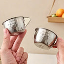 Ljojo Mini Stainless Steel Kids Tumbler Handle Milk Coffee Mug Drinkware