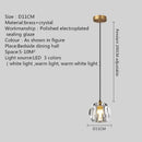 Ljojo Luxury Crystal Chandelier Pendant Light for Home Decor, Bedroom, Restaurant, Bar