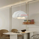 French Dining Room Wabi Sabi LED Pendant Lamp Cream Chandelier Fixture by Ljojo