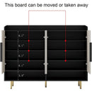 Ljojo™ 4-Door Shoe Storage Cabinet with Adjustable Shelves