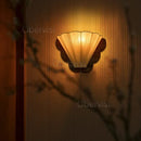 French Walnut Butterfly Wall Lamp for Bedroom | Retro Design Hallway Lighting by Ljojo