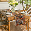 Fall Turkey Pumpkin Table Runner by Ljojo: Thanksgiving Dining Coffee Wedding Decor