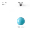 Italian Glass Macaron Color Pendant Light | Personalized Spherical Bubble Lamp by Ljojo