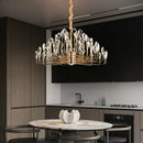 Ljojo Luxury Crystal Ceiling Chandelier Gold | Elegant Bedroom Dining Room Lighting