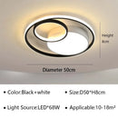 Minimalist Ring LED Ceiling Lamp for Bedroom | Modern Indoor Lighting Fixture by Ljojo