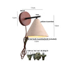 Japanese Yellow Cave Stone Plug Wall Lamp Wabi Sabi Style Staircase Lamp by Ljojo