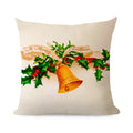 Ljojo Linen Christmas Cushions 45x45 - Modern Home Decor for Living Room and Sofa