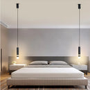 LED Pendant Light: Nordic Aluminum Tube Chandelier for Living Dining Room Decor by Ljojo
