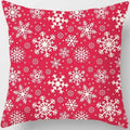 Christmas Elk Print Pillowcase 45x45cm for Sofa, Car, Bedroom, Living Room by Ljojo