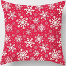 Christmas Elk Print Pillowcase 45x45cm for Sofa, Car, Bedroom, Living Room by Ljojo
