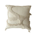 Ljojo Luxury Jacquard Embroidery Cushion Cover 45x45 with Tassel Detail