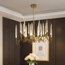 Ljojo Luxe Crystal Chandelier: Elegant Nordic Office & Living Room Pendant Lamp