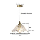 Ljojo Lotus Leaf Flower Glass Pendant Lamp - Nordic Modern Hanging Lights