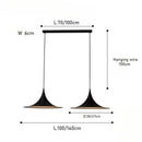 LED Pendant Light Horn Shaped Minimalist Chandelier for Living Dining Table - Ljojo