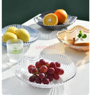 Ljojo Melon Seed Fruit Plate Glass Plate | Modern Living Room Creative Snack Plate