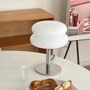 Ljojo Macaron Glass Table Lamp Trichromatic Dimming for Living Room, Bedroom Atmosphere