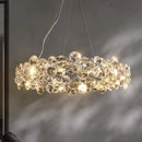 Ljojo LED Crystal Chandelier - Modern Luxury Lighting for Living Room and Bedroom