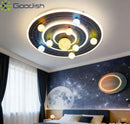 Ljojo Cartoon Cute LED Ceiling Light Chandelier for Living Room Decoration