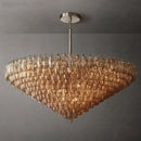 Luxury Amber Glass LED Ceiling Chandelier for Living Room Dining by Ljojo