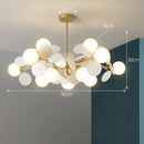 Ljojo Luxury Sphere Chandelier for Living Room, Restaurant, Bedroom