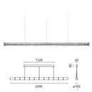 Italian Designer Glass Pendant Light Minimalist Study Hanging Lamp - Ljojo