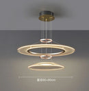 Ljojo Modern Minimalist Luxury LED Chandelier Acrylic Pendant Light for Home Decoration