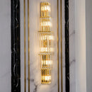 Ljojo Luxury Hotel Lobby Crystal Wall Lamp for Club Hall Living Room Office Indoor Lighting