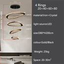 Italian Crystal Pendant Light: Full Spectrum Luxury Dining Bar Chandelier - Ljojo