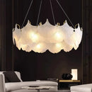 Ljojo Luxury Cream Glass Pendant Lamp for Living Room, Bedroom, Dining Room