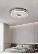 Ljojo 50CM Crystal Acrylic LED Ceiling Light for Living Room, Dimmable Bedroom Lamp