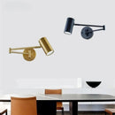 Adjustable Swing Arm LED Wall Lamps Touch Sensor Sconce Lights Ljojo Modern Decor Bedside