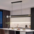 Nordic Linear Led Chandelier for Dining Room | Modern Strip Hanging Light by Ljojo