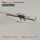 Ljojo LED Line Ceiling Lamp for Modern Spaces