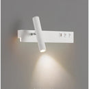 Ljojo LED Wall Lamp Modern Nordic Bedroom Sconce USB Indoor Lighting Switch