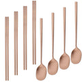 Ljojo Matte Stainless Steel Western Tableware Set - 8pcs