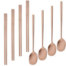 Ljojo Matte Stainless Steel Western Tableware Set - 8pcs