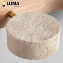 Japanese Yellow Travertine LED Wall Light for Bathroom - Ljojo